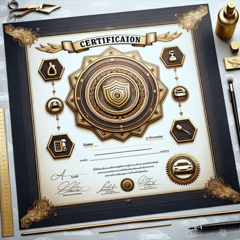 Auto Detailing Certification