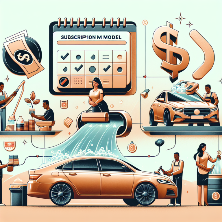 Leveraging Subscription Models for Steady Cash Flow in Auto Detailing